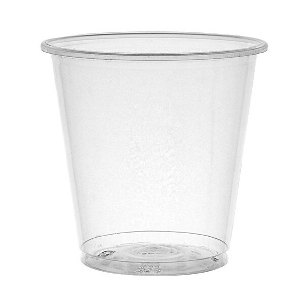 Clear Plastic 3 Ounce Cup